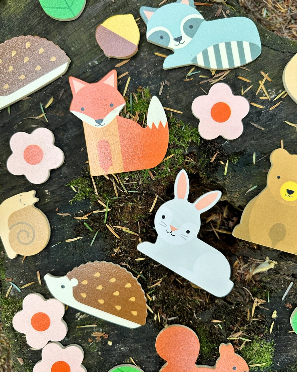 Woodland Wobble Stacking Game
