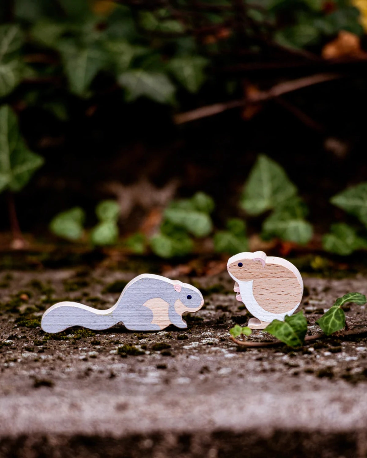Nocturnal Animals Wooden Play Set