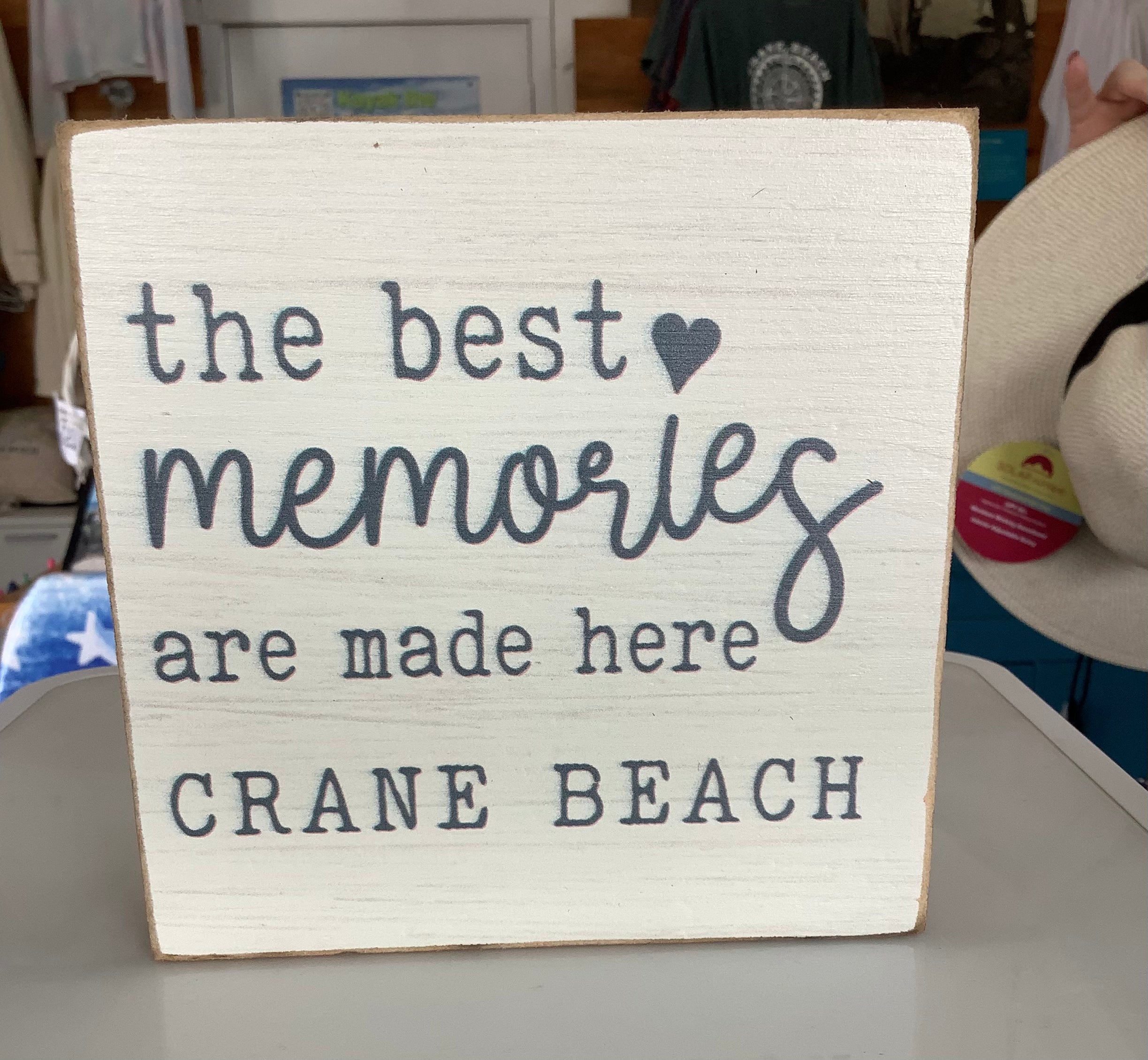 Crane Beach Rustic Marlin Wooden Sign