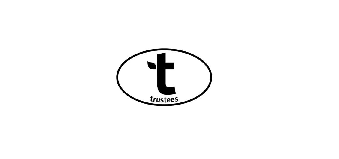 Trustees Oval Bumper Sticker