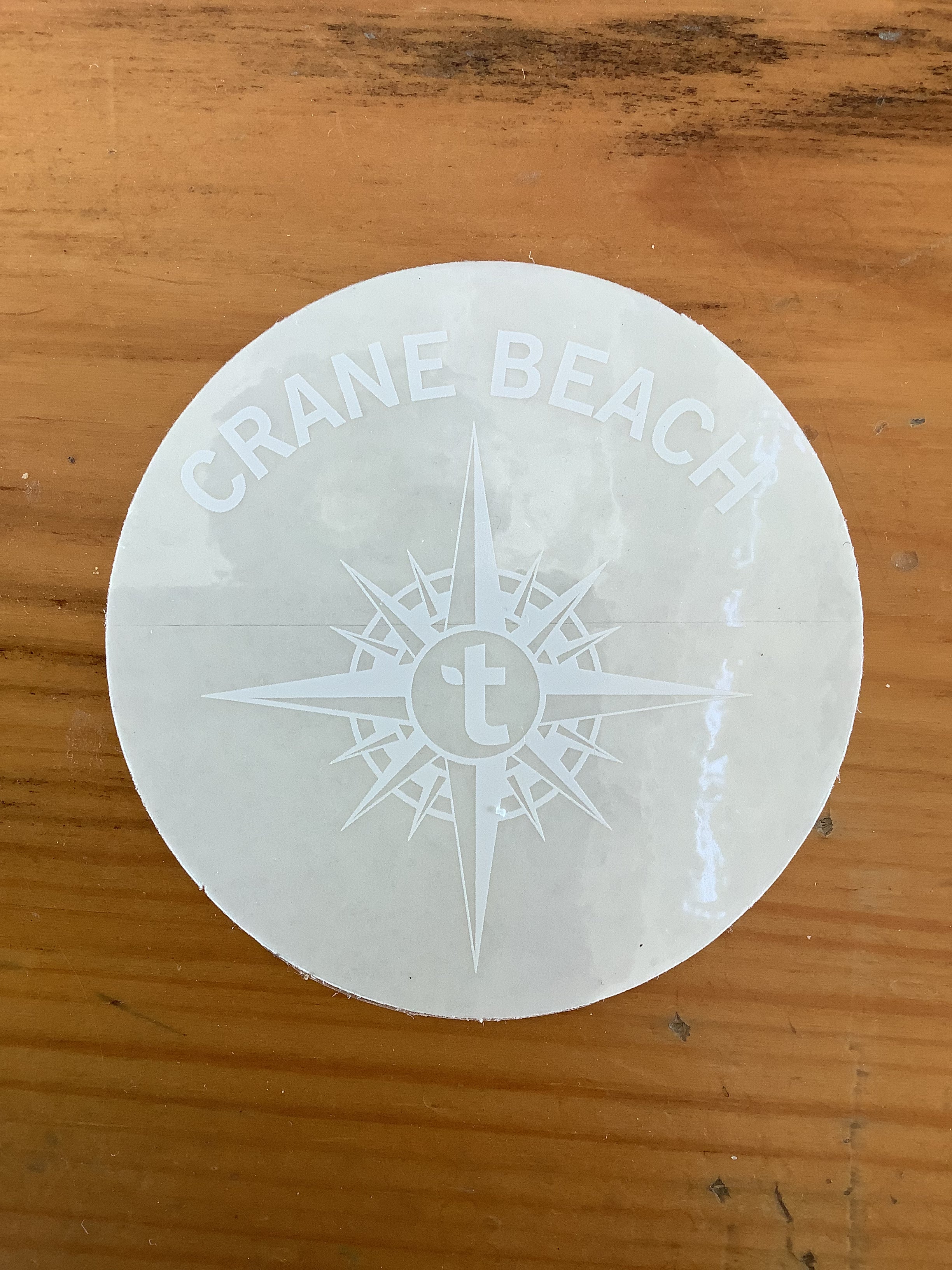 Crane Beach Car Decal