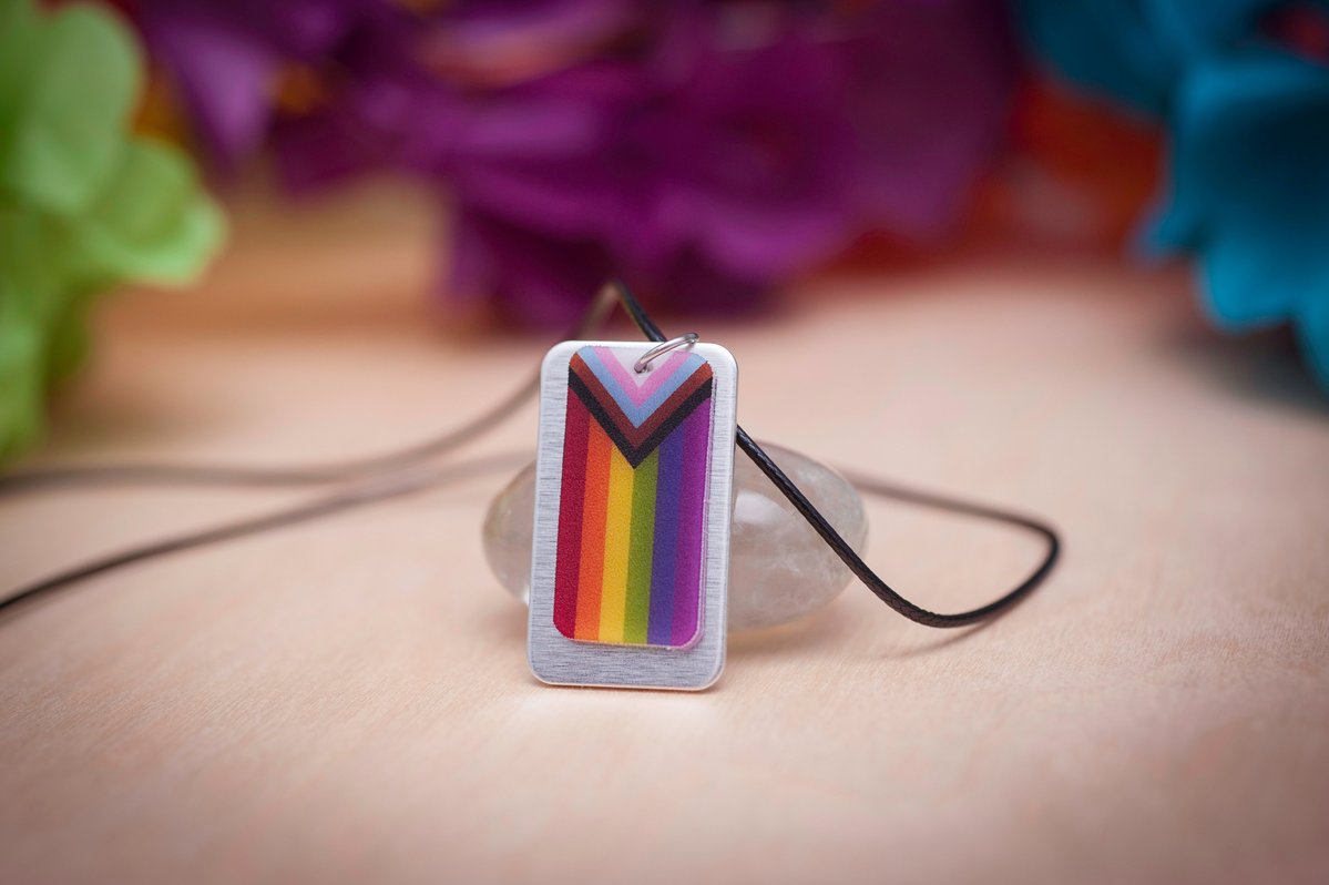 Inclusive Pride Flag Necklace