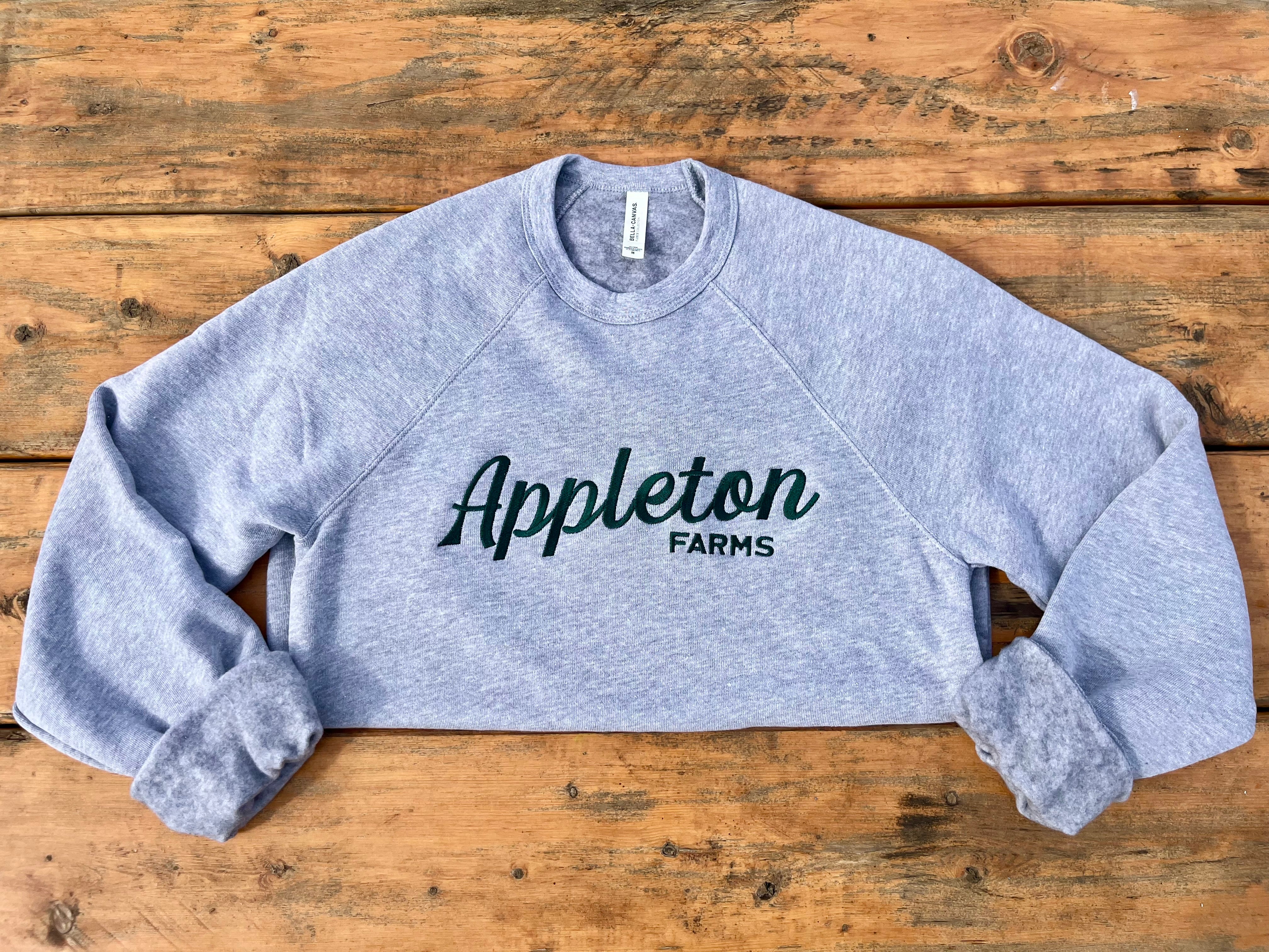 Appleton Farms - Embroidered Sweatshirt in Athletic Heather