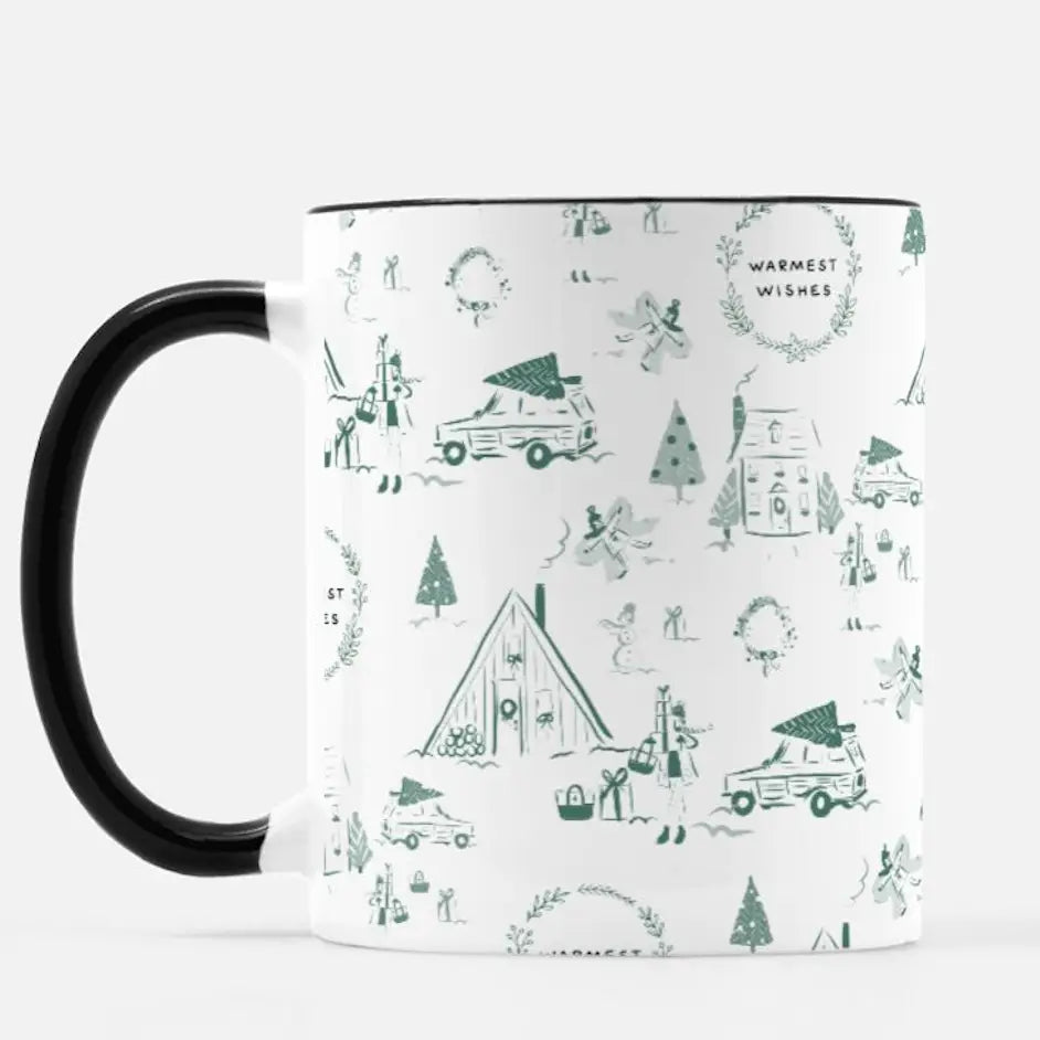 Jennifer Vallez Holiday Mugs
