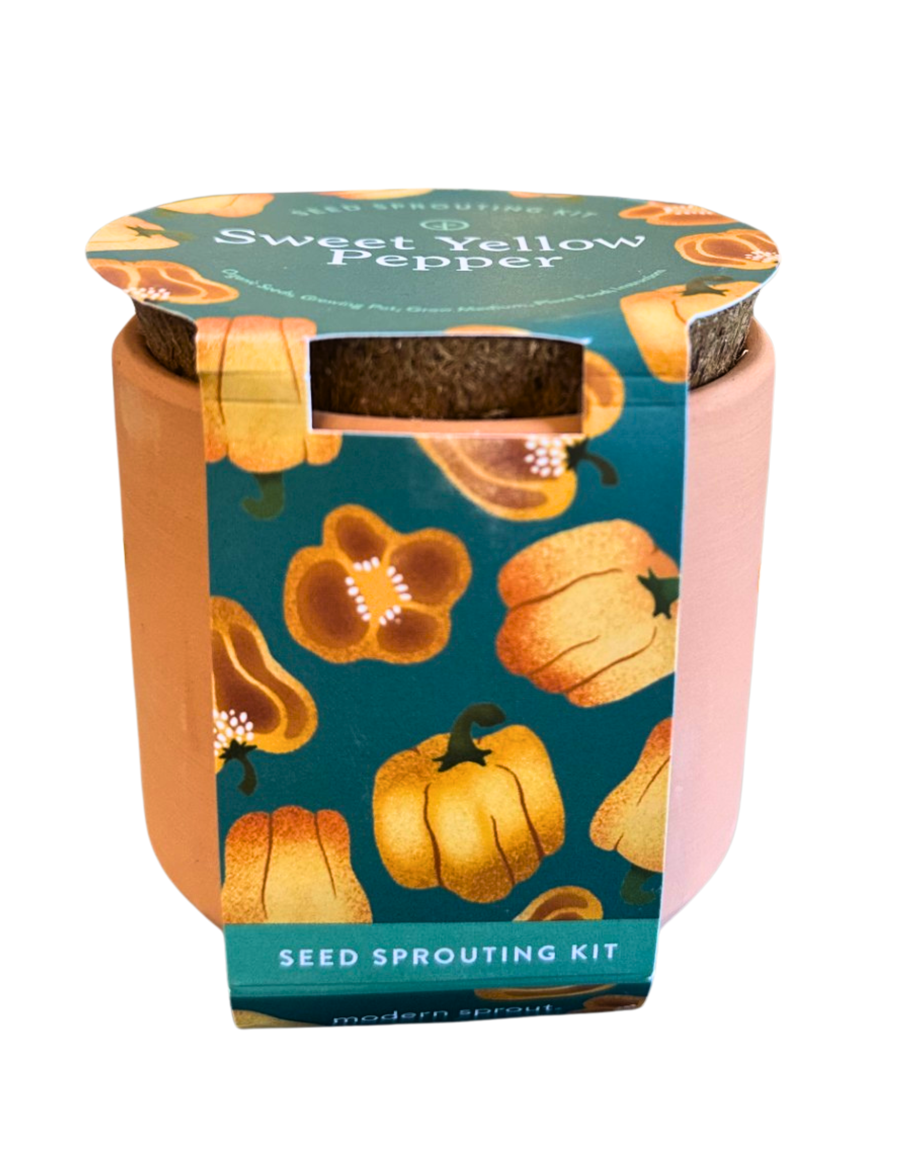 Sweet Yellow Pepper Seed Sprouting Kit