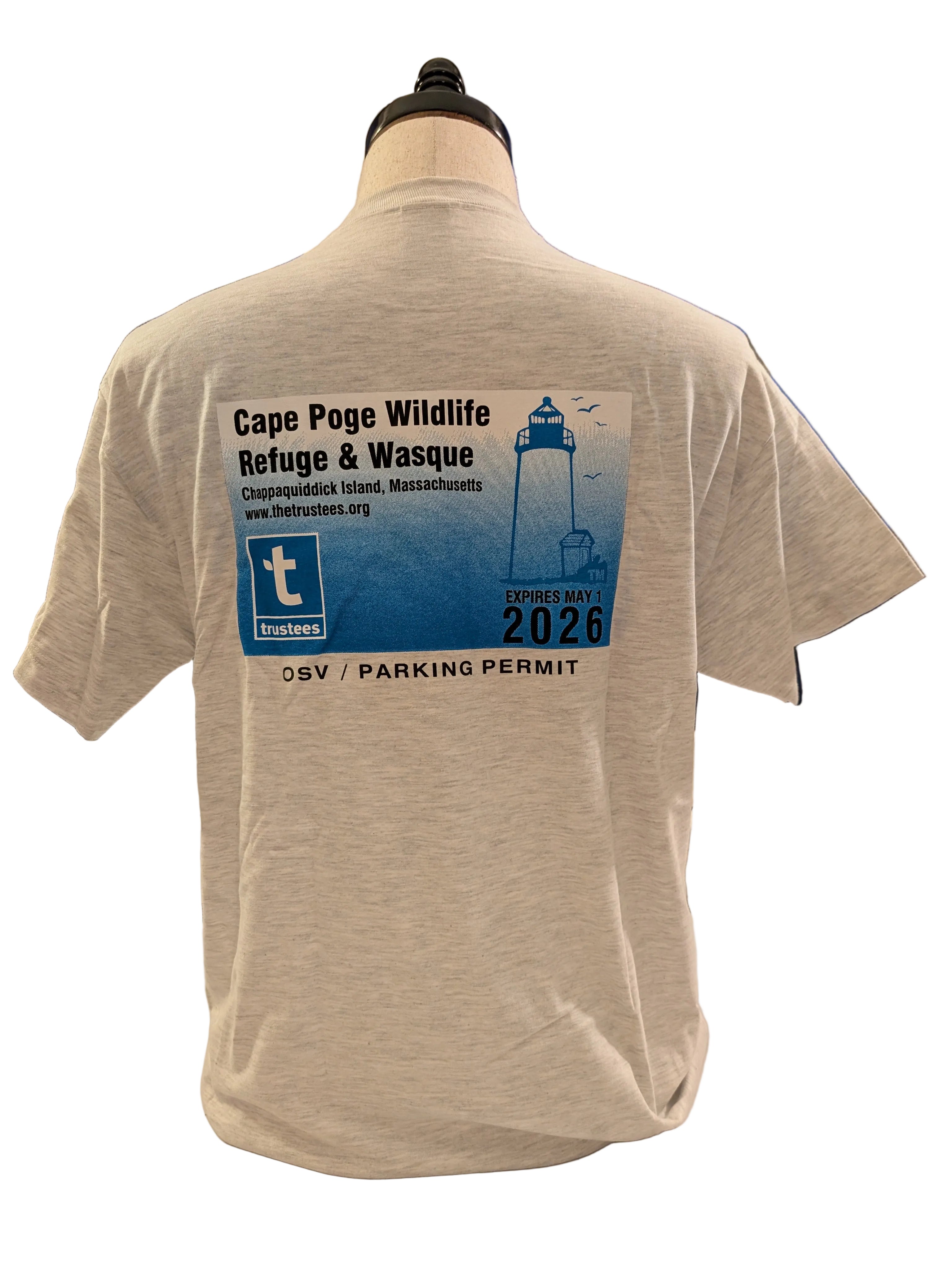 2026 Cape Poge Wildlife Rescue & Wasque Chappaquiddick Adult Short Sleeve Tee Shirt