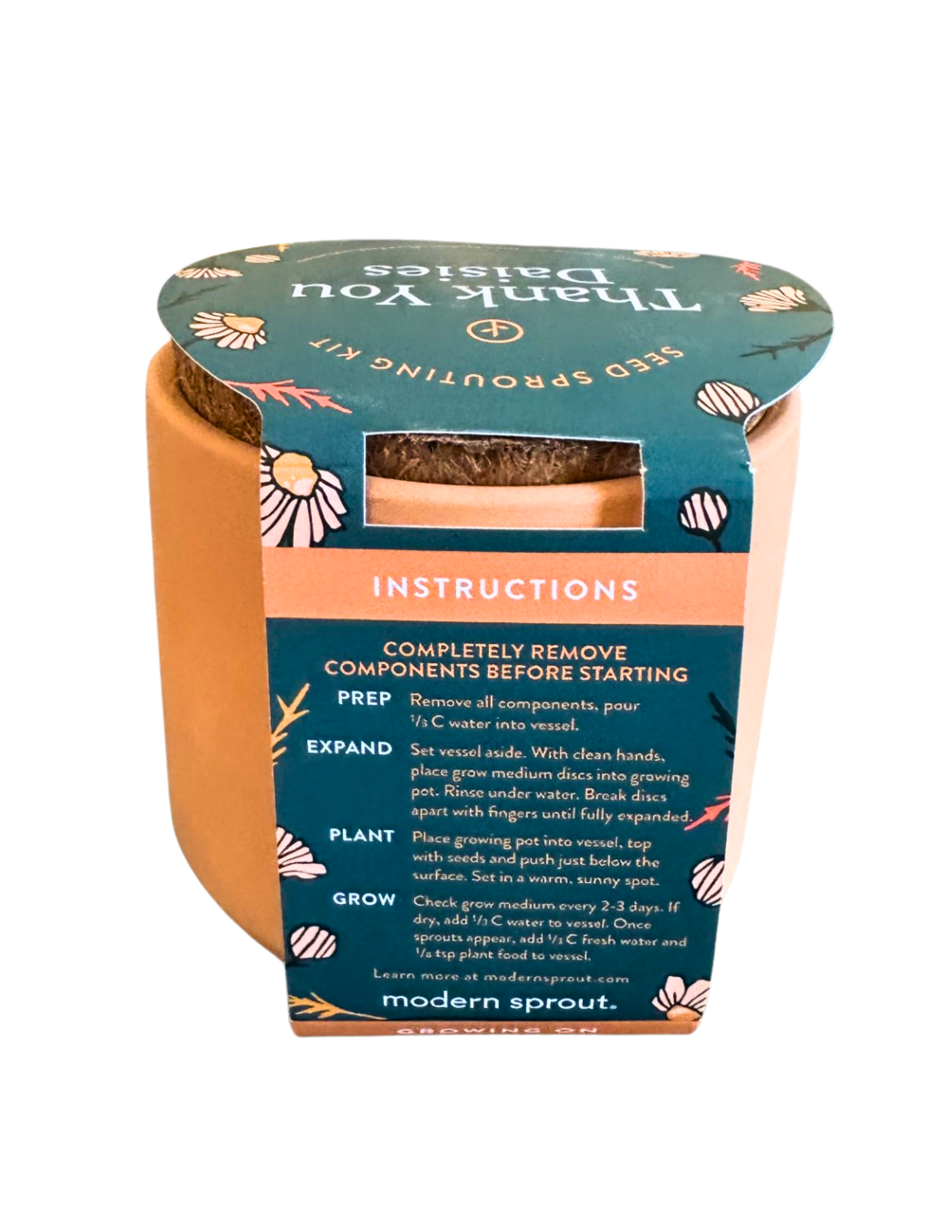 Thank You Daisies Seed Sprouting Kit
