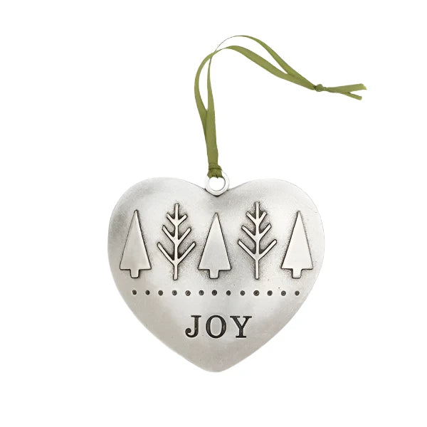 Pewter Holiday Ornaments