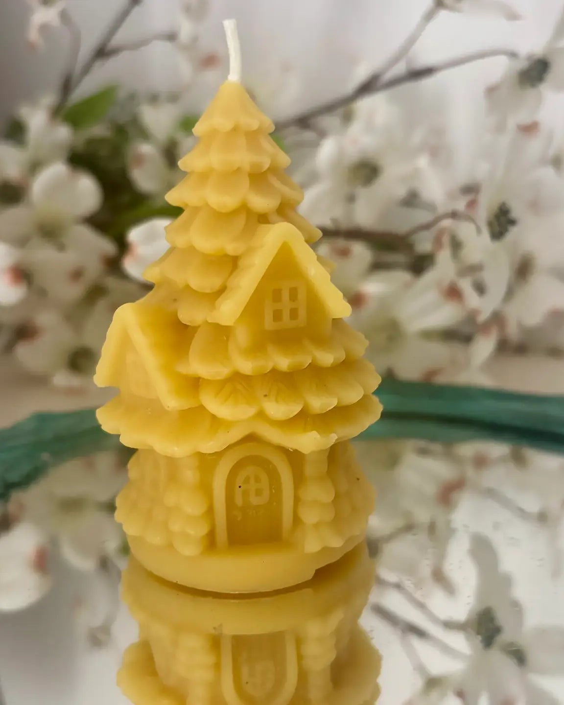 Beeswax Fairy House Candle