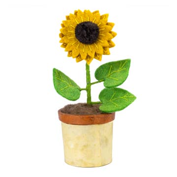 Felt Flower Pots