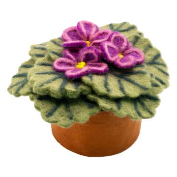 Felt Flower Pots