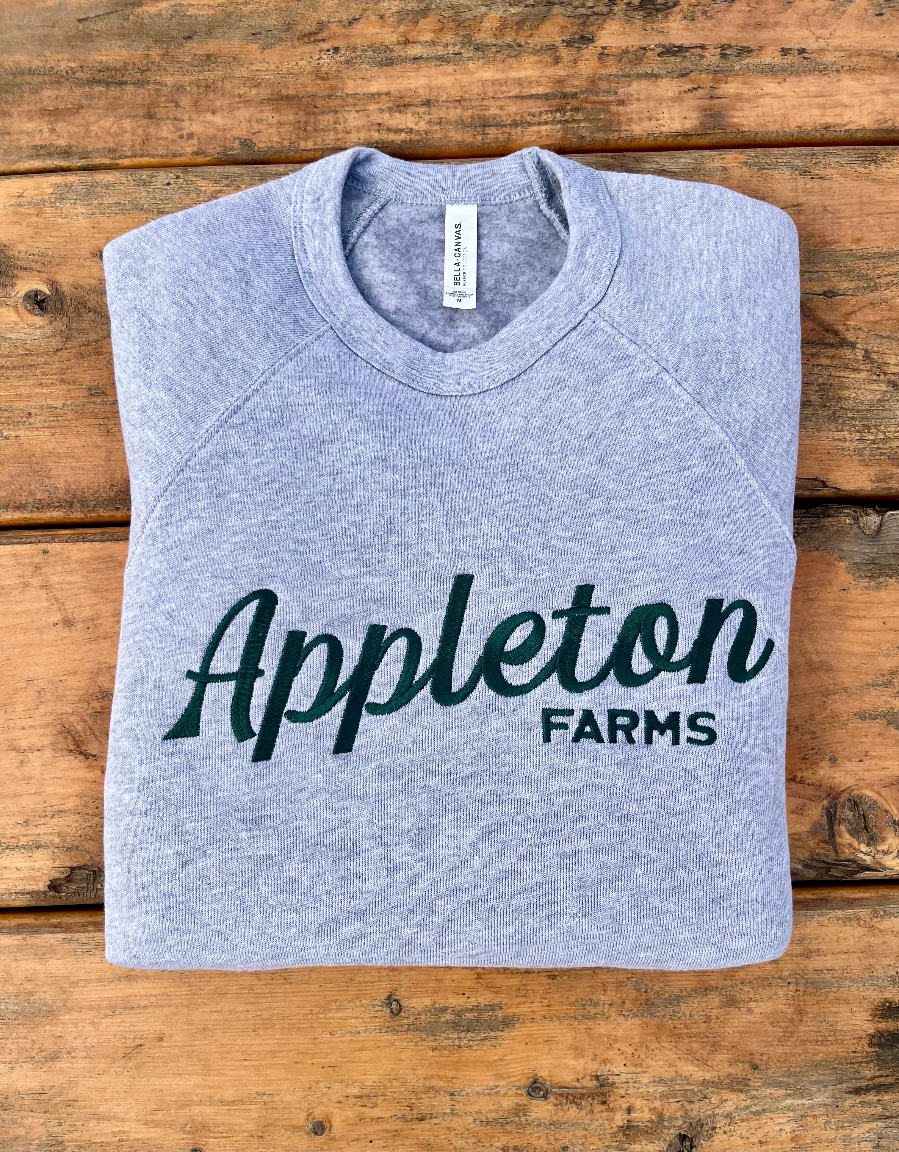 Appleton Farms - Embroidered Sweatshirt in Athletic Heather