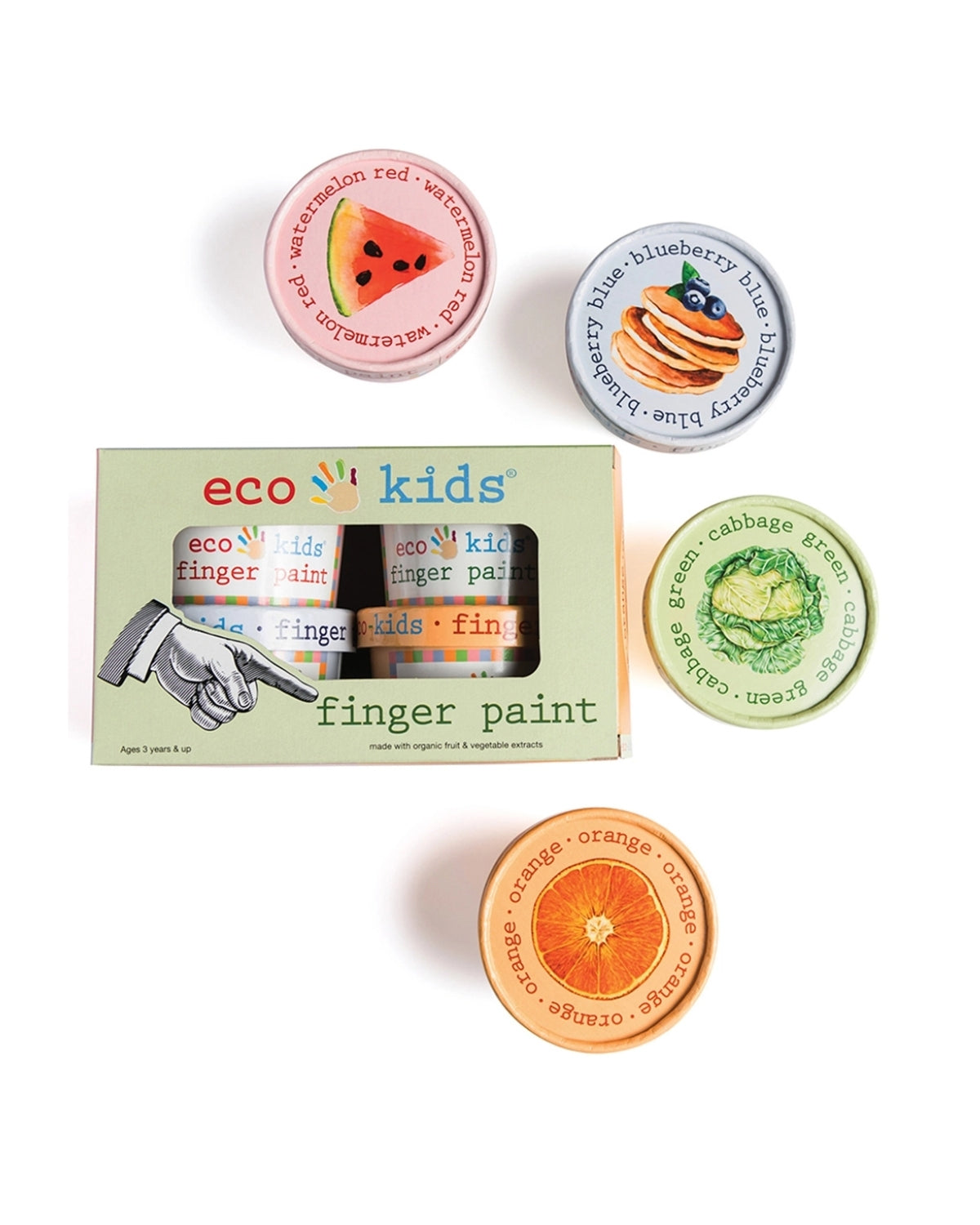 Eco-Friendly Finger Paints