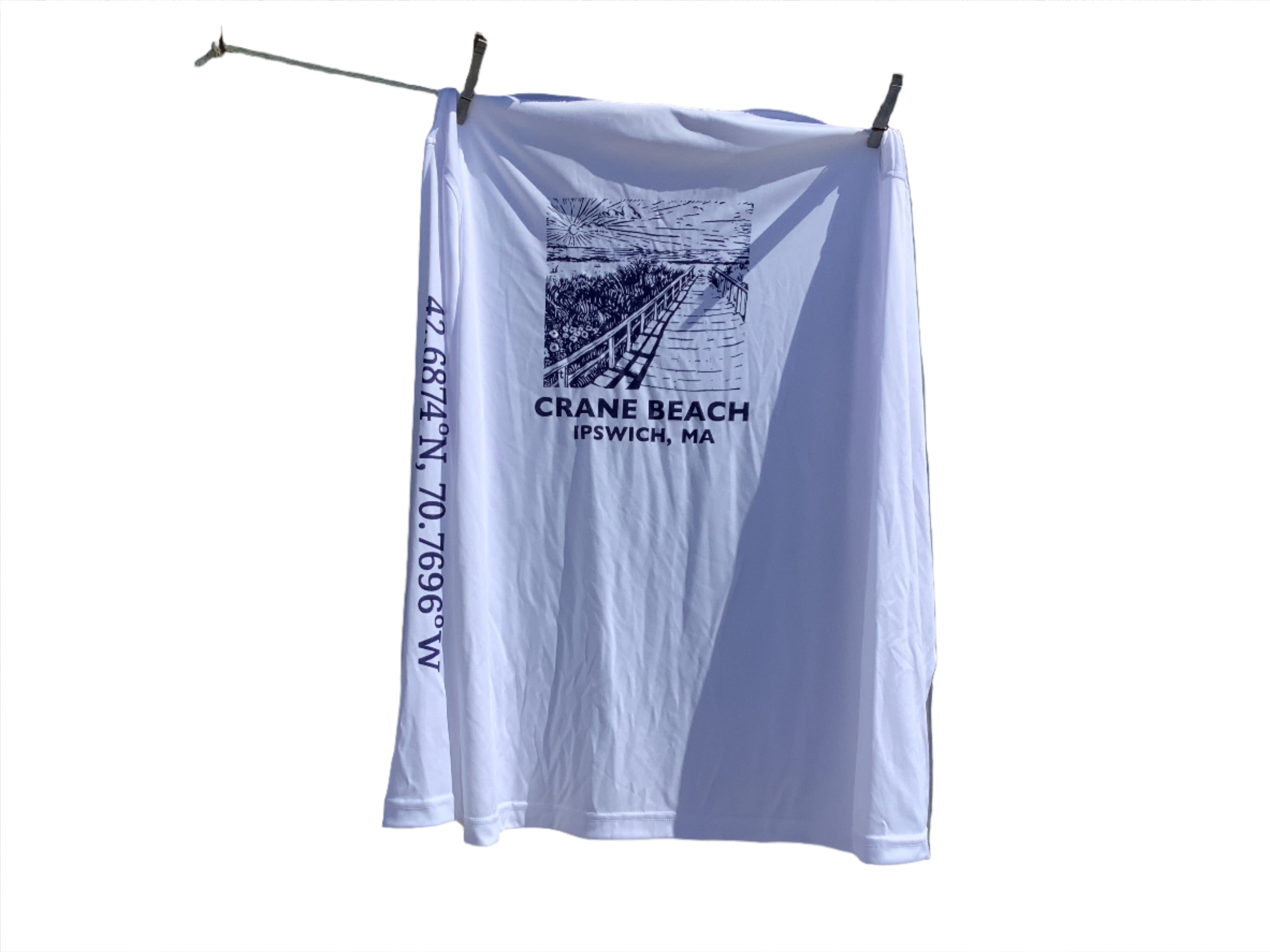 Crane Beach White Sun Shirt