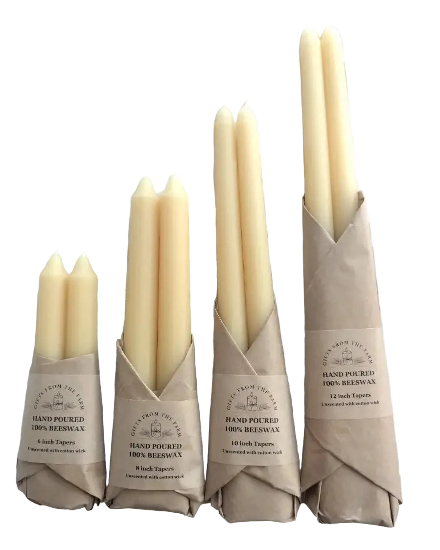 Beeswax Tapers