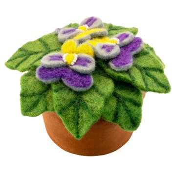 Felt Flower Pots