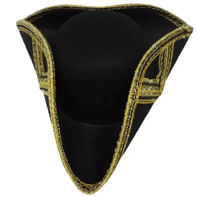 Tricorne Hat with Gold