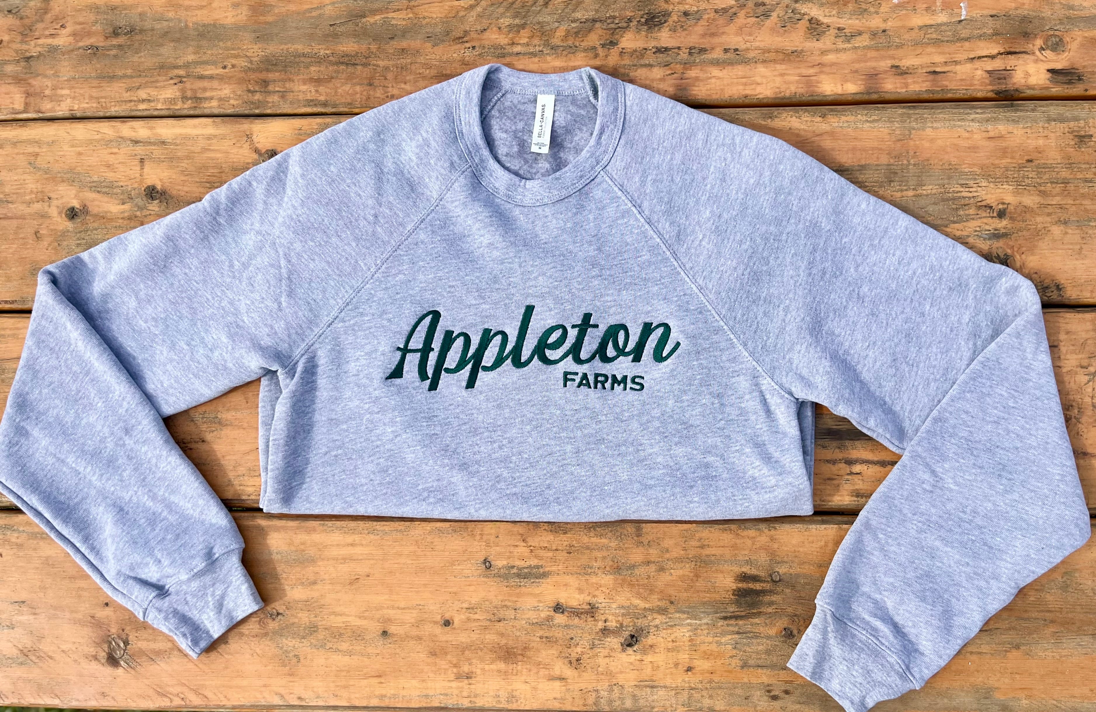 Appleton Farms - Embroidered Sweatshirt in Athletic Heather