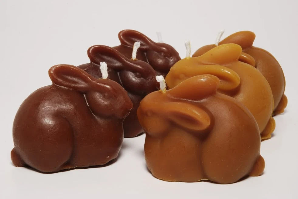 Beeswax Honey Bunny Candle