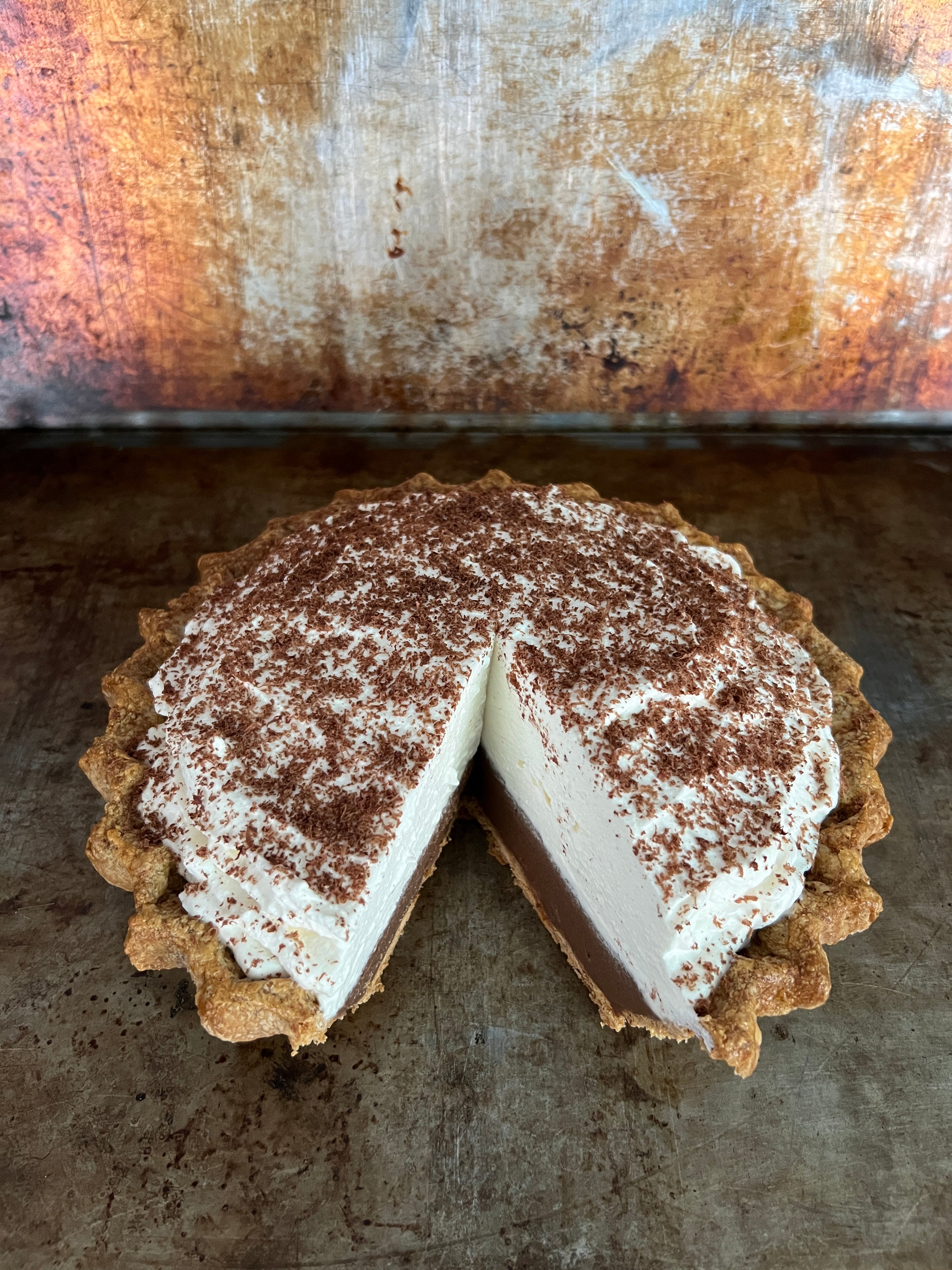 Appleton - Holiday Chocolate Cream Pie with Nutmeg Whipped Cream (9" pie)