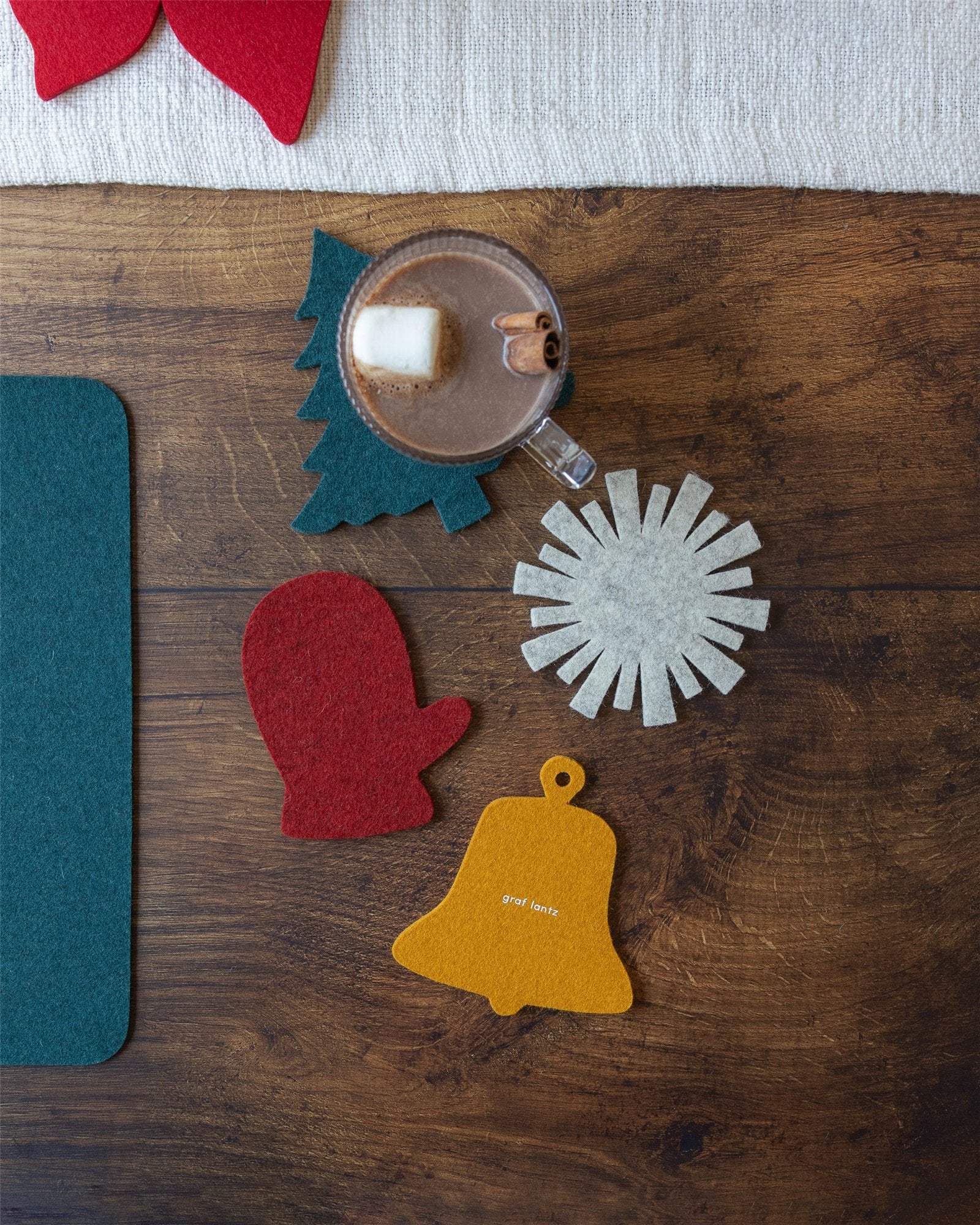 Deck the Halls Coasters 4 pack