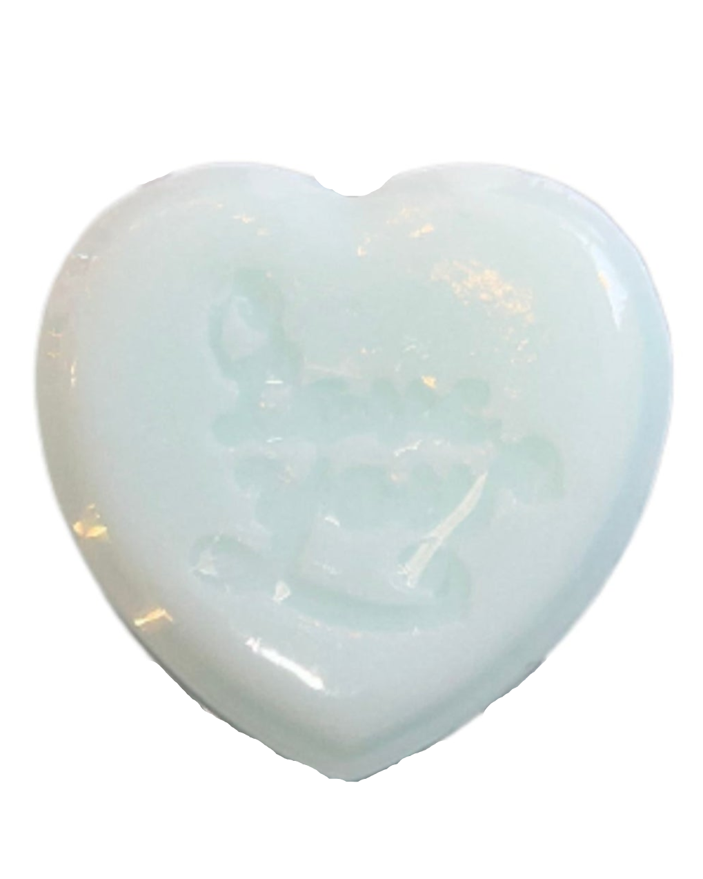 Heart-Shaped Aloe Vera Glycerin Soap Bars