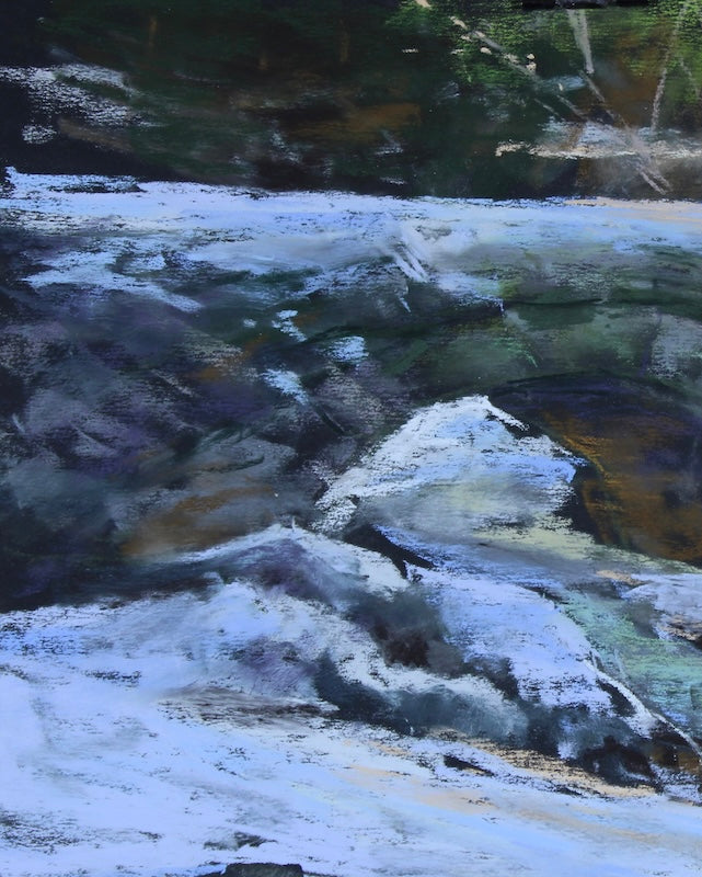 Frozen Crossing, Stoddard, NH, Plein Air