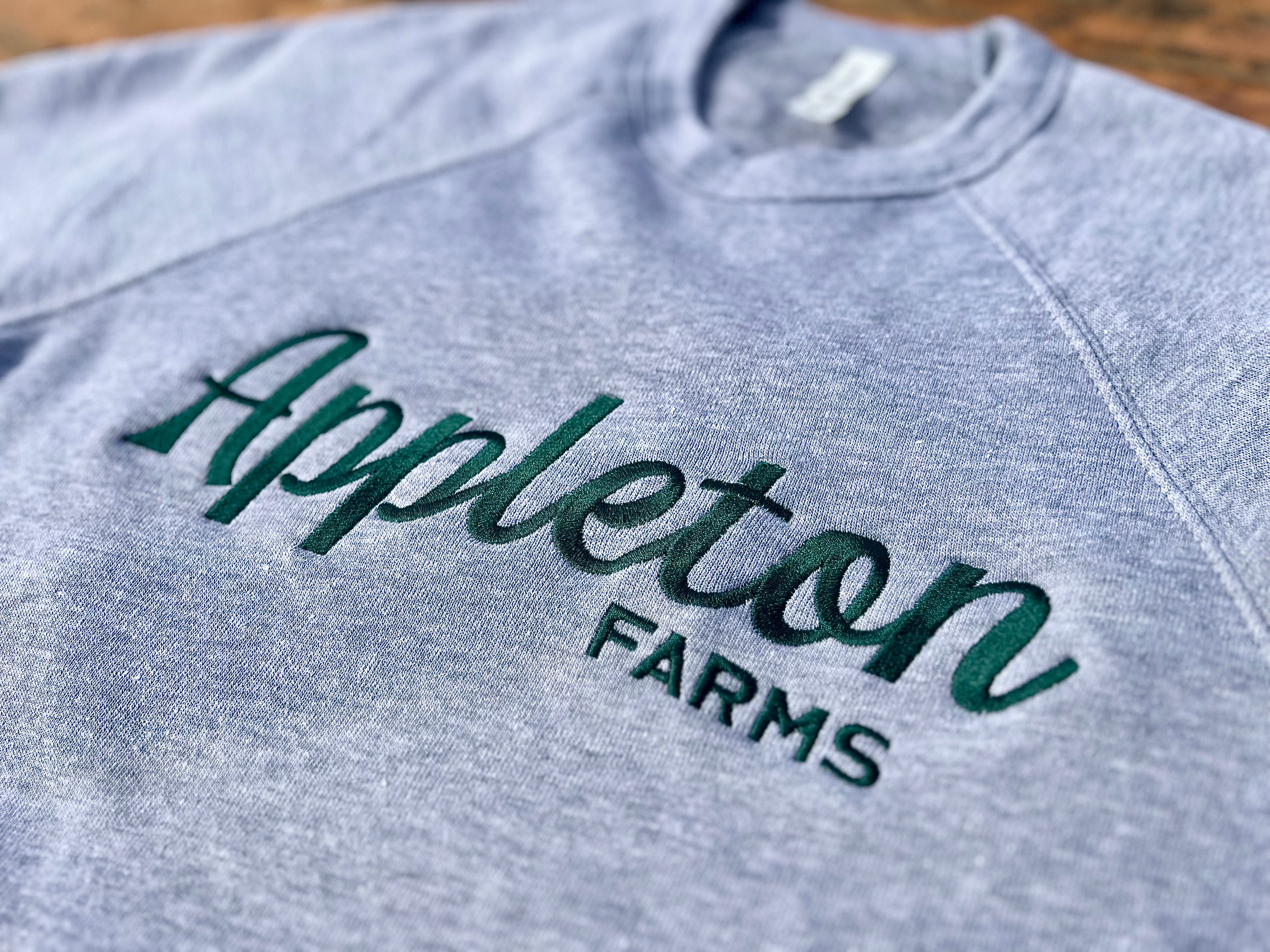 Appleton Farms - Embroidered Sweatshirt in Athletic Heather