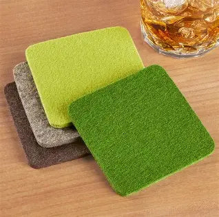Bierfllzl Merino Wool Felt Coaster 4-pack