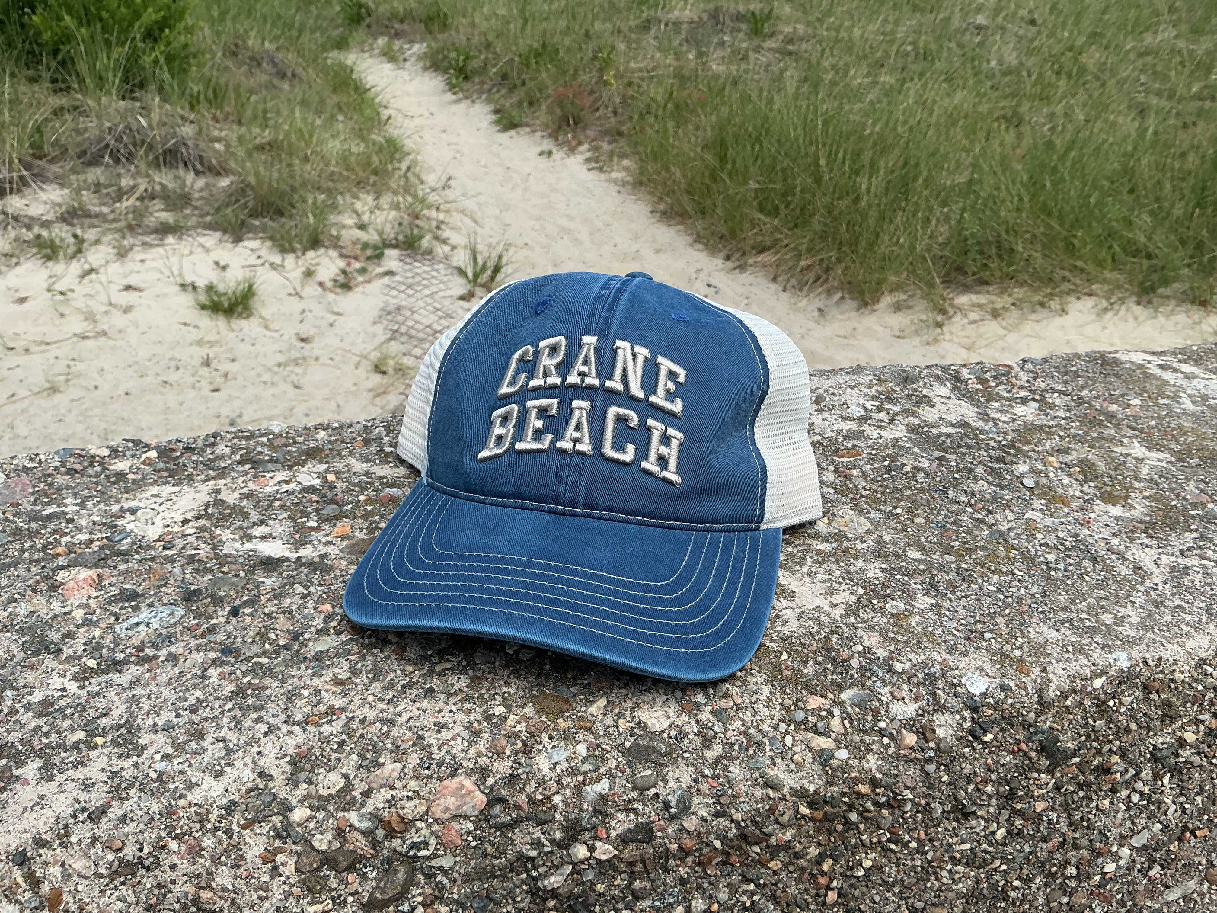 Boat Day Mesh Strapback Trucker Hat