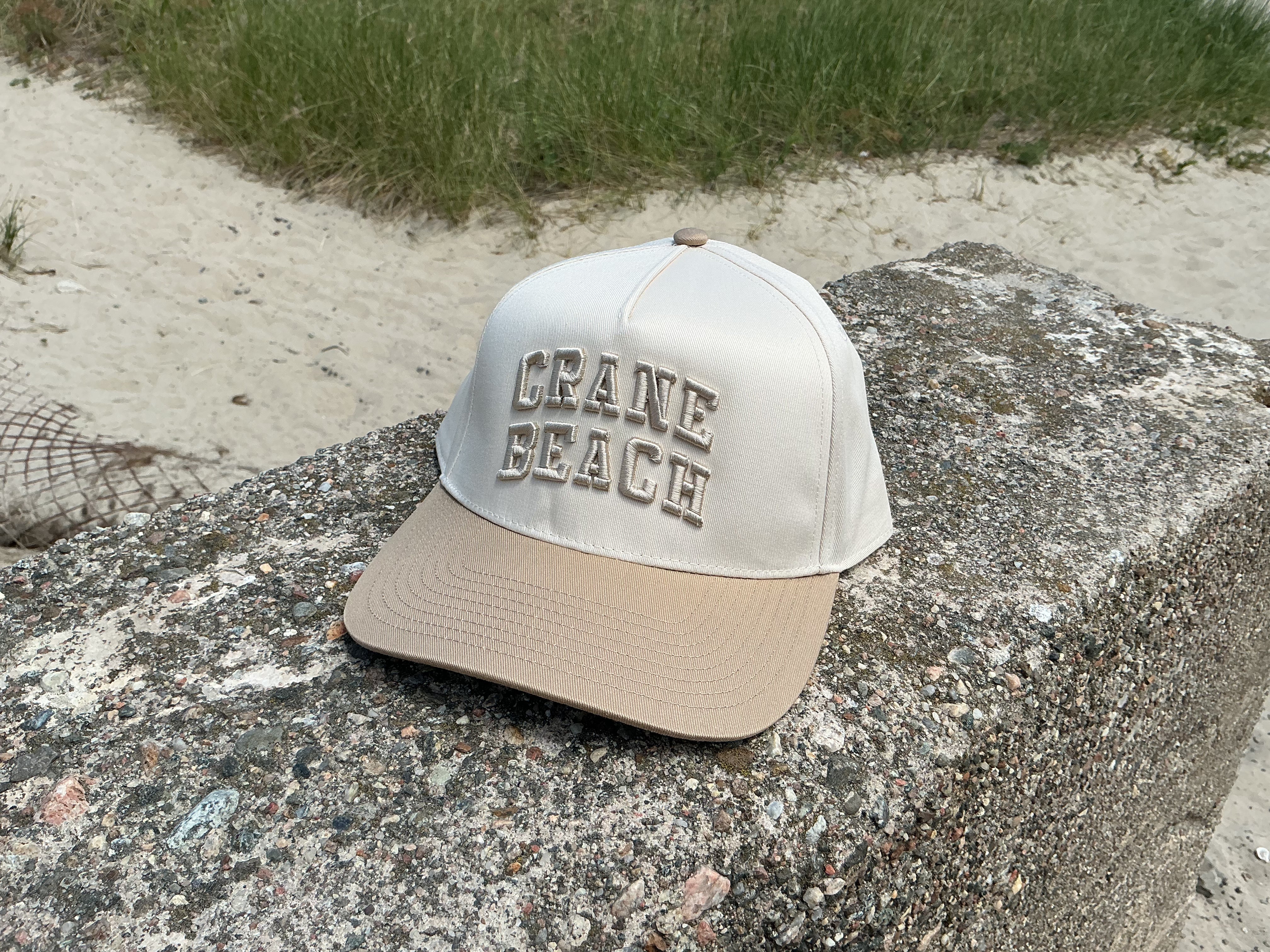 Boat Day Khaki Five Panel Snapback Hat