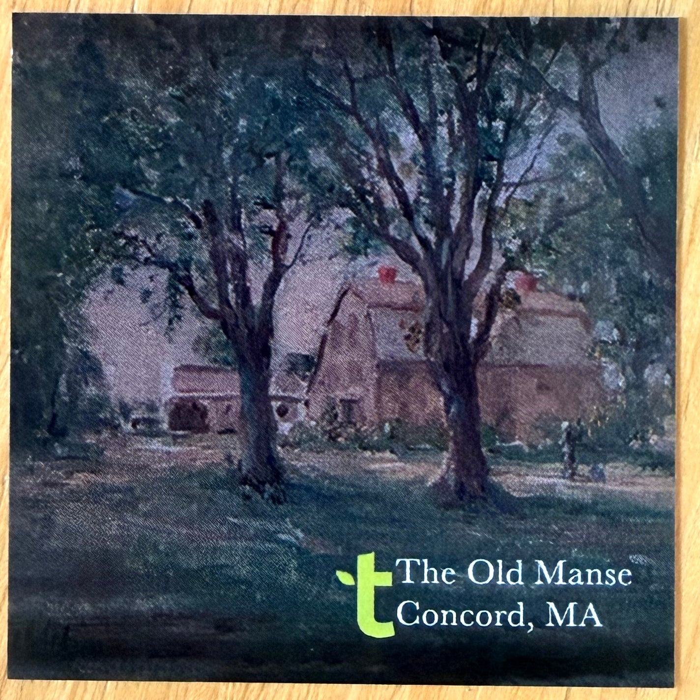 Old Manse Painting Sticker