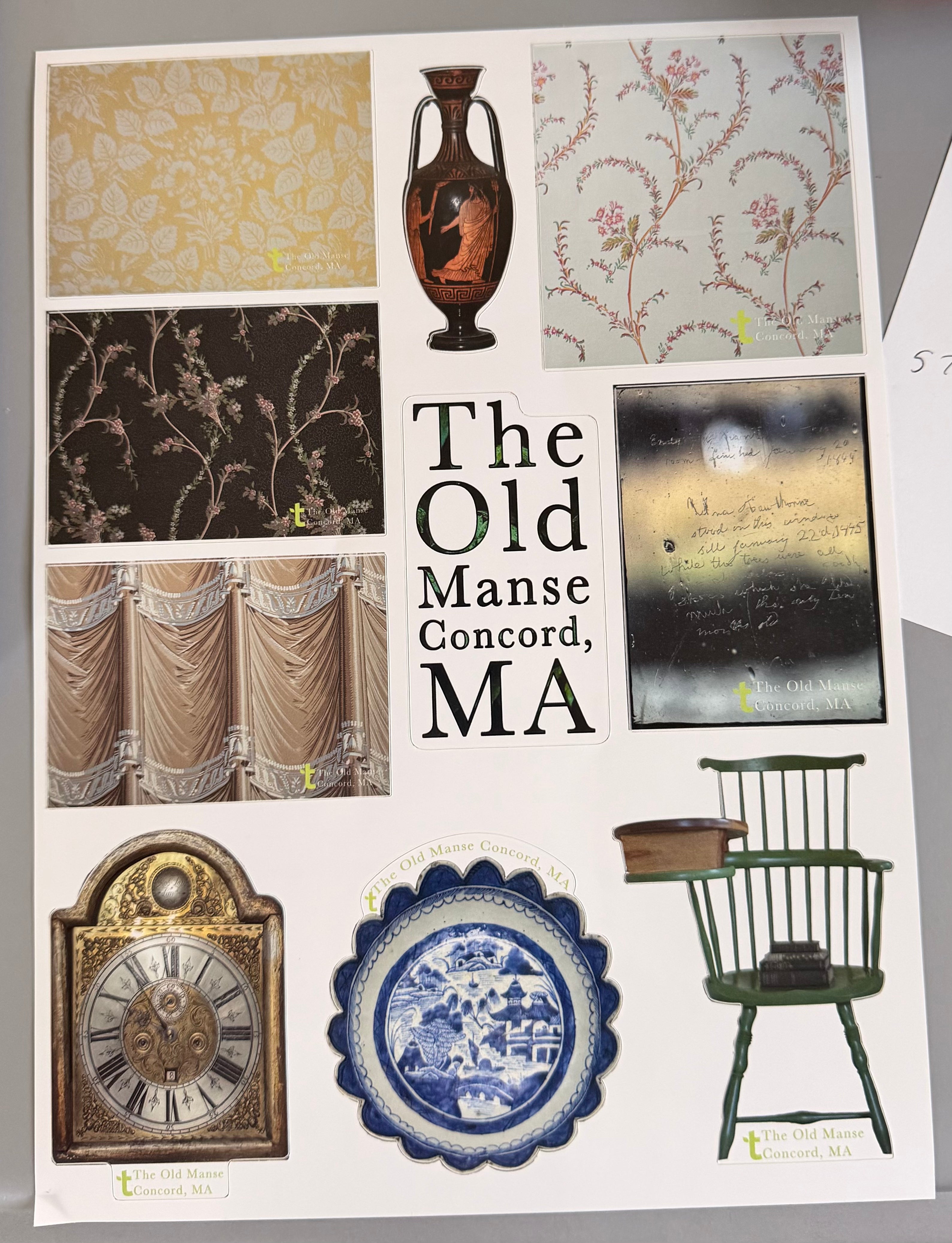 Old Manse Sticker Sheet