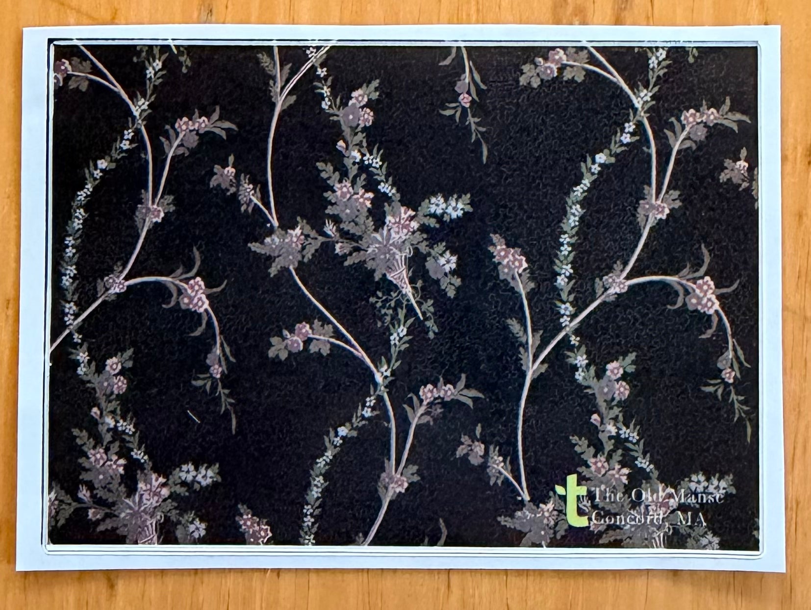 Old Manse Black Wallpaper Sticker
