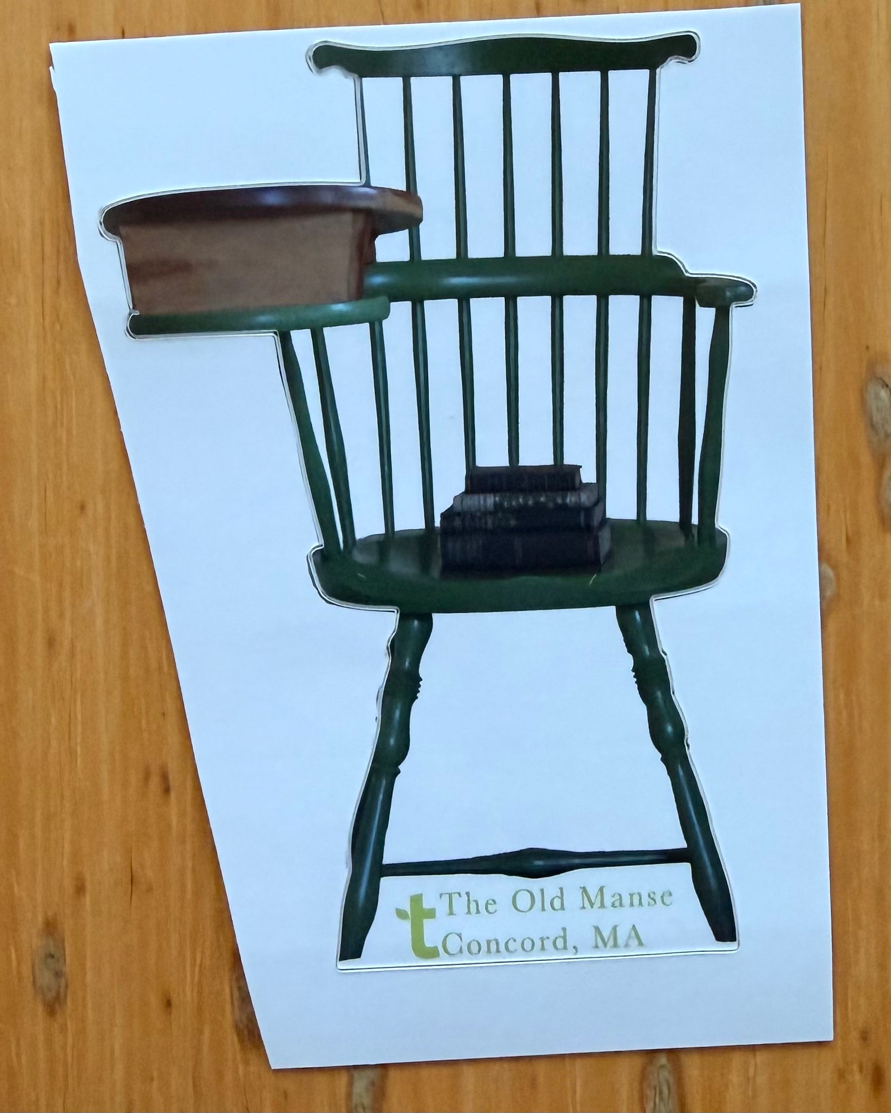 Old Manse Emerson Chair Sticker