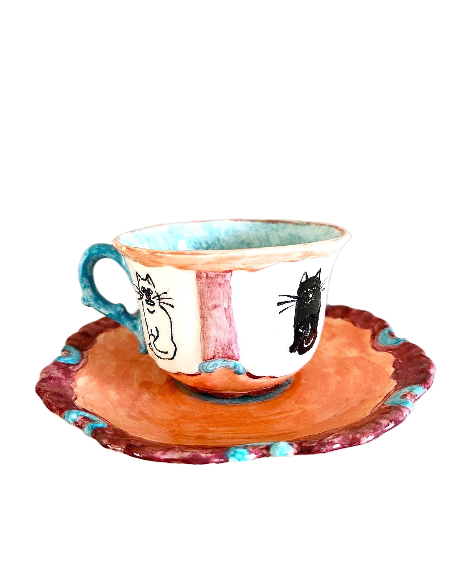 Mugs and Tea Cup Set by Nooshin Ceramics