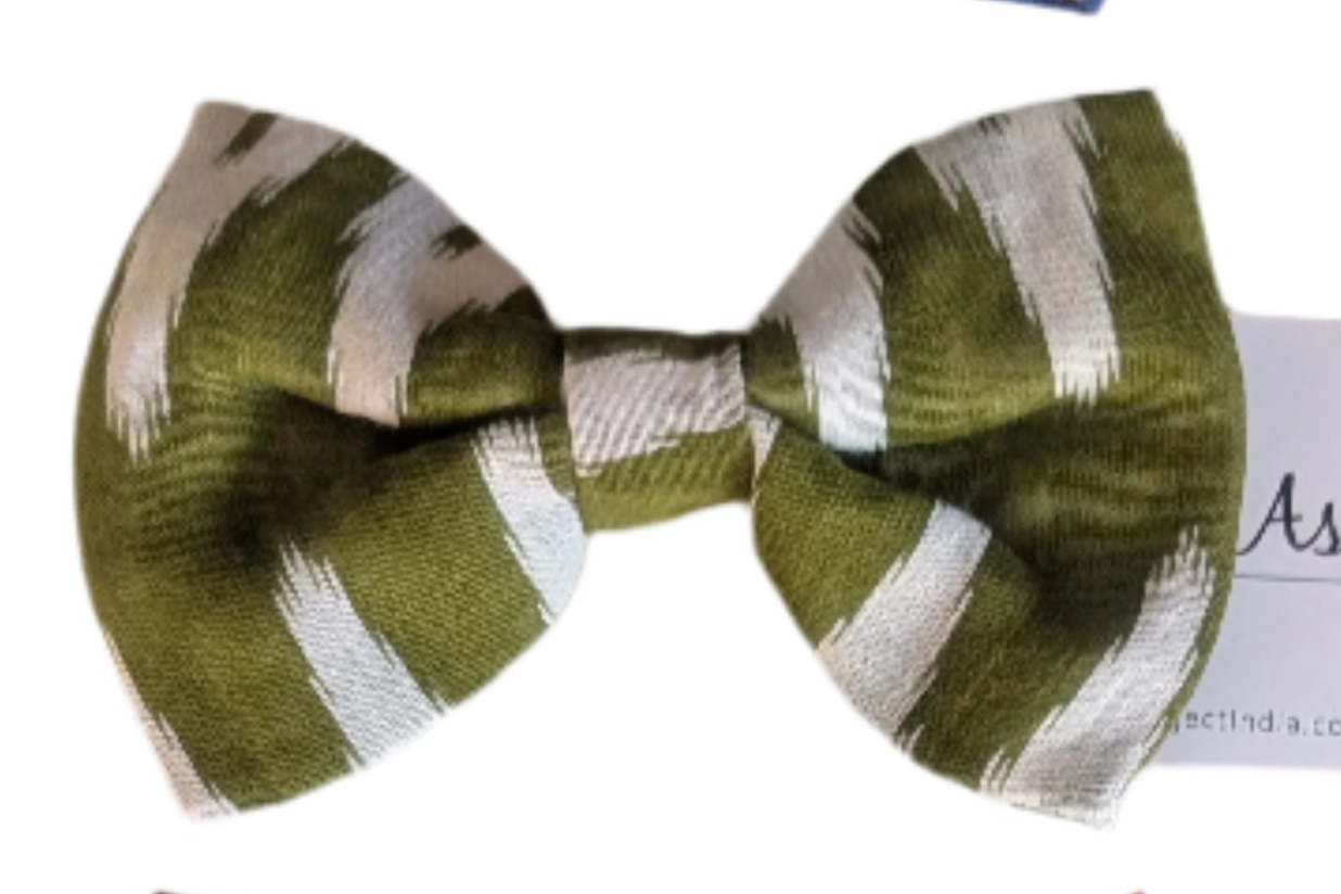 Pet Bow Tie Made From Recycled Sarees - Large