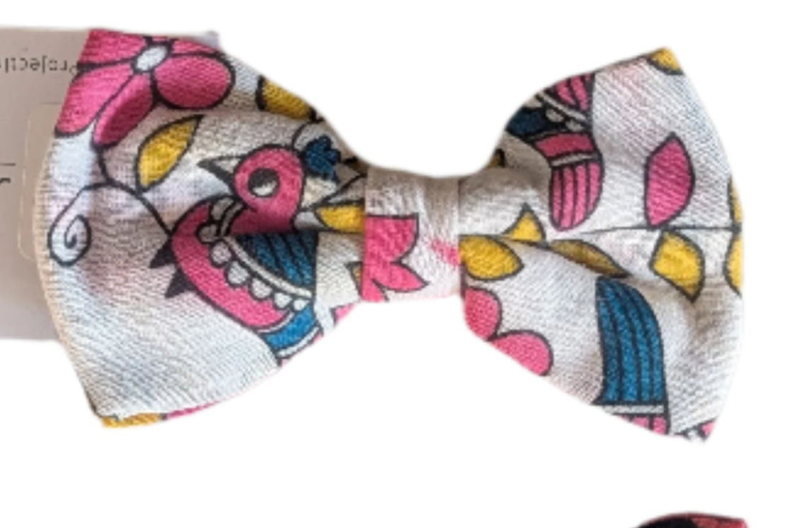 Pet Bow Tie Made From Recycled Sarees - Small