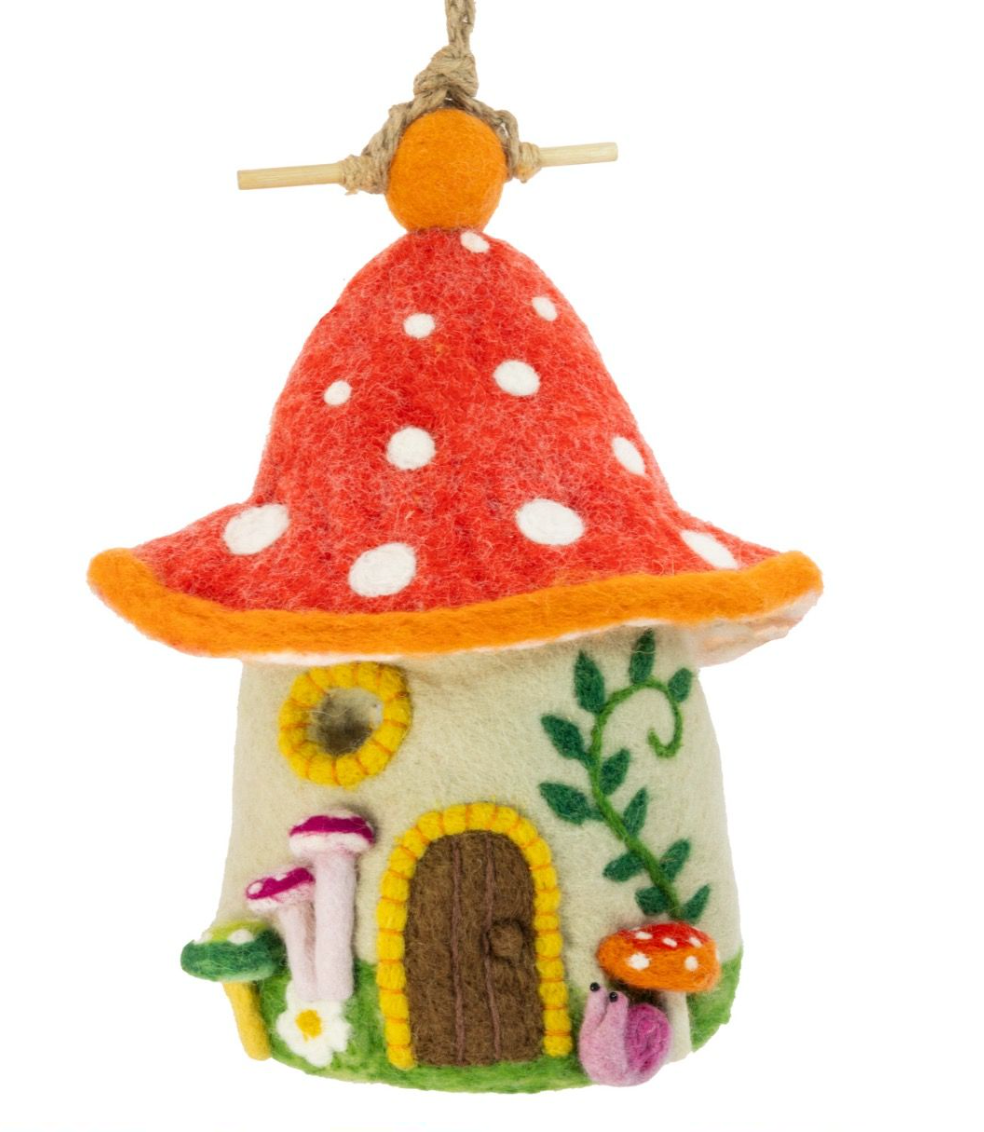 Felt Bird Houses