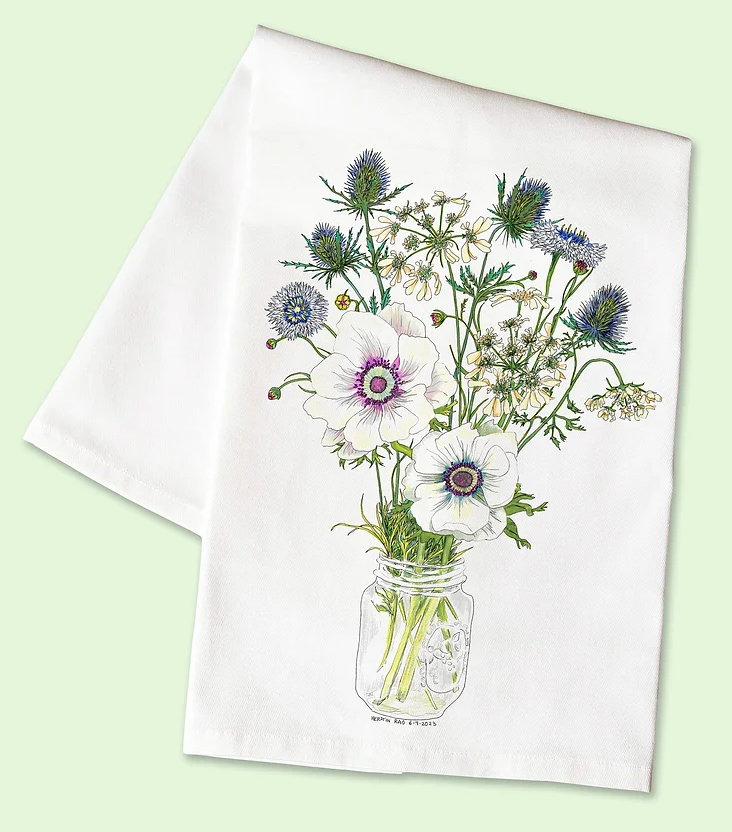 Floral Tea Towels