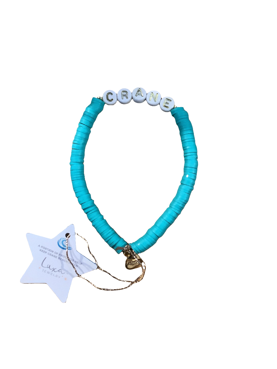 Luxa Crane Beaded Bracelet