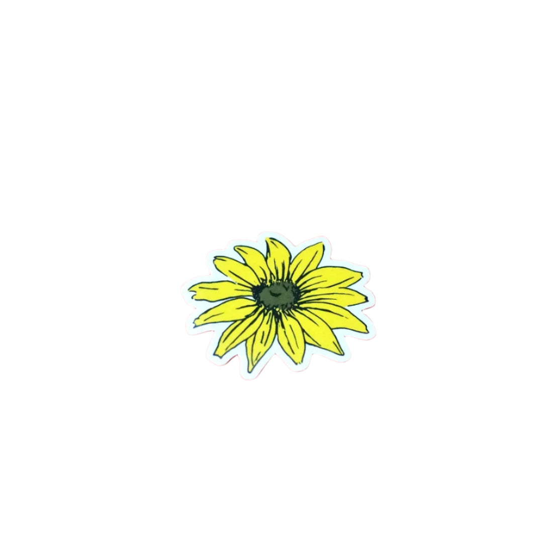 Black-Eyed Susan Flower Sticker