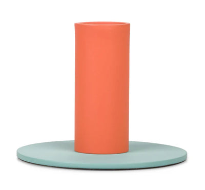 Large Two-Tone Candleholder