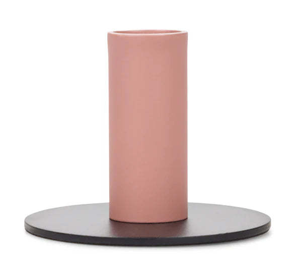 Large Two-Tone Candleholder