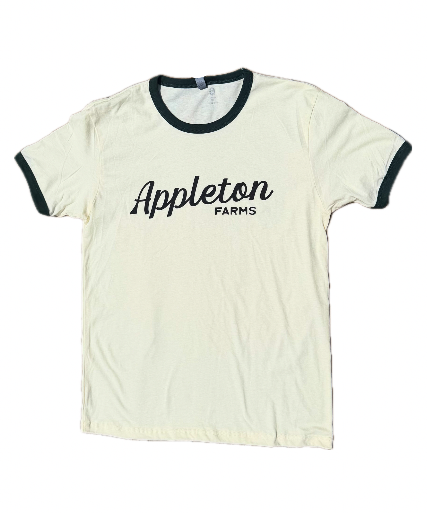 Appleton Farms - Cream & Forest - Classic Ringer T-Shirt