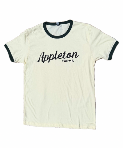 Appleton Farms - Cream & Forest - Classic Ringer T-Shirt