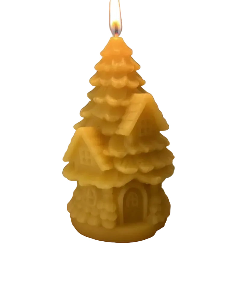 Beeswax Fairy House Candle