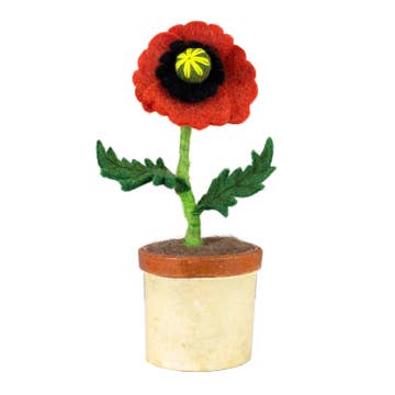 Felt Flower Pots