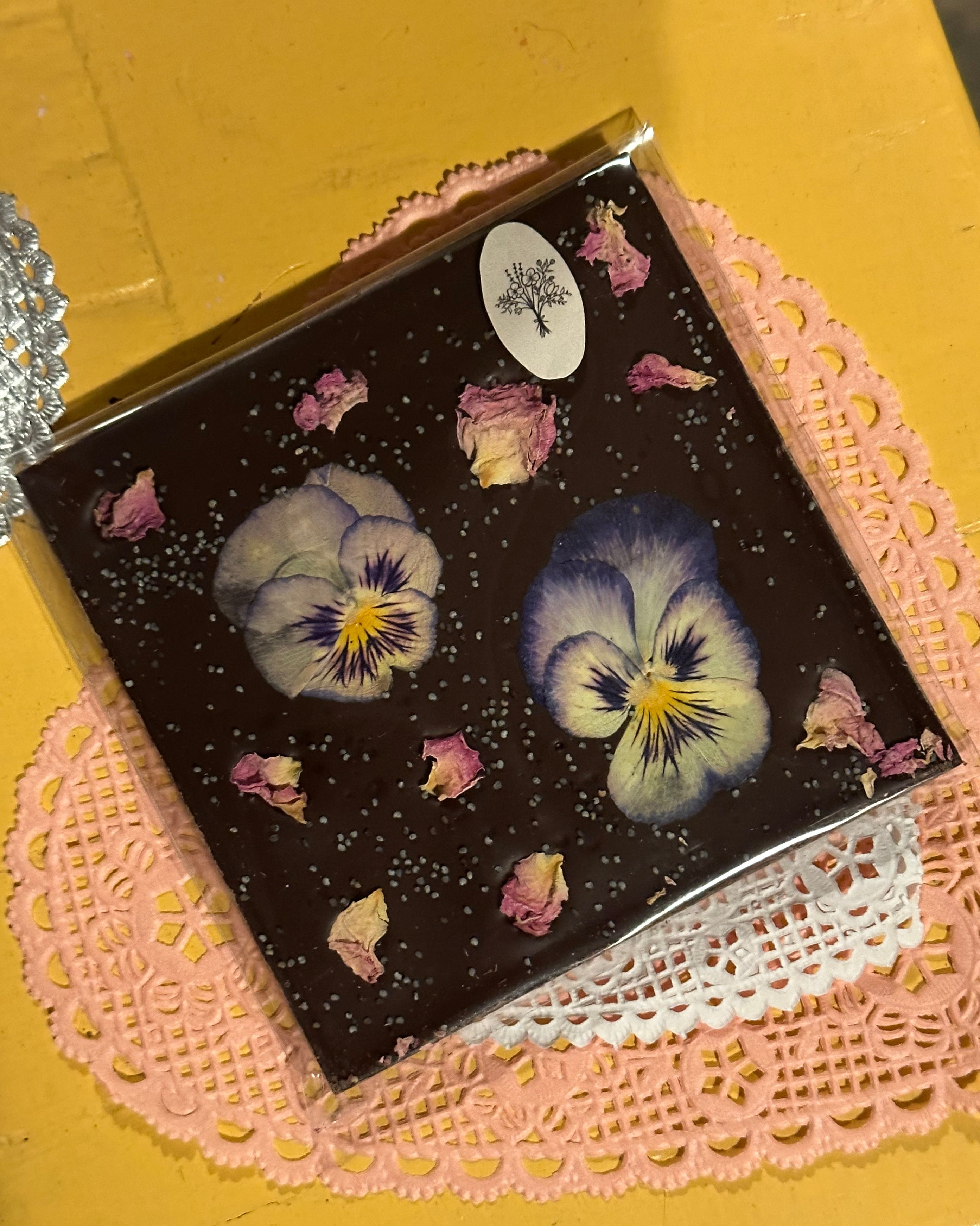 LOVE Bouquet Organic Heirloom Chocolate Square