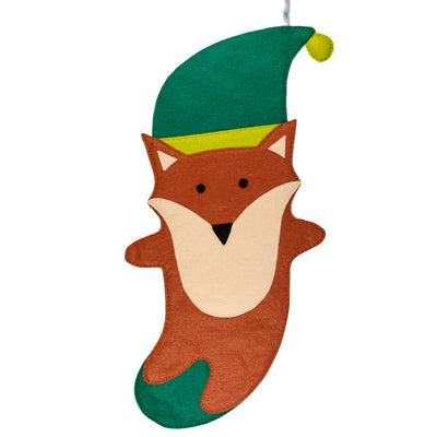 Holiday Fox Stocking Sewing Kit